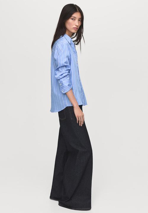 MANGO - Camisa zaha - medium blue