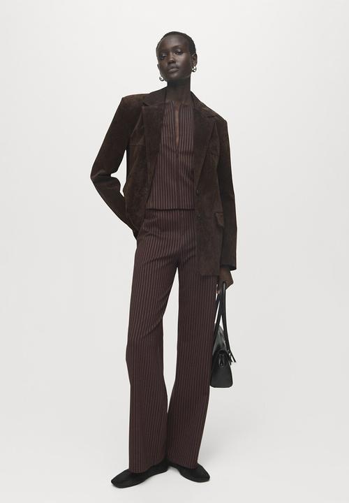 MANGO - Top brin - brown