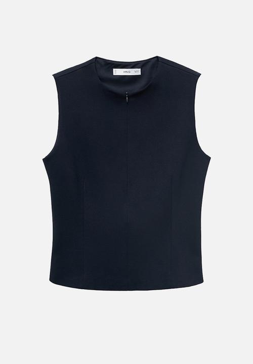MANGO - Top brin - midnight navy