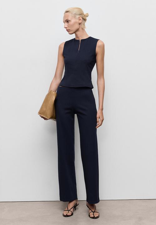 MANGO - Top brin - midnight navy