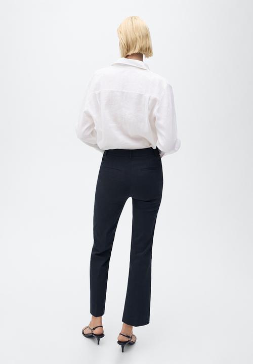 MANGO - Trousers newcola - midnight navy