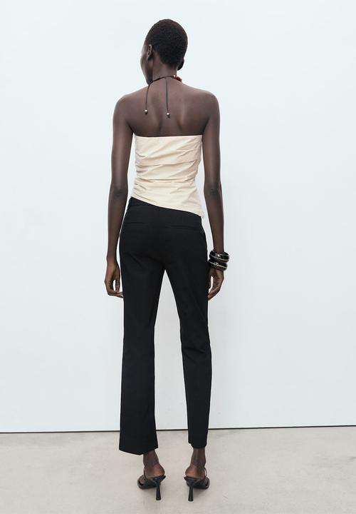 MANGO - Trousers newcola  -  black