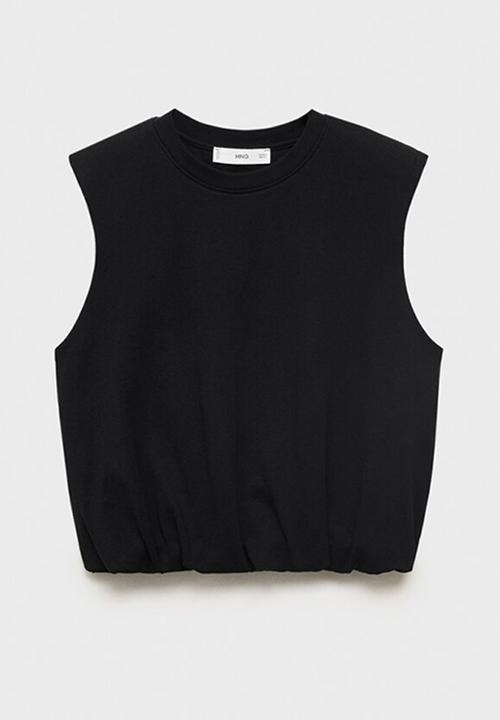 MANGO - Top cindy - black