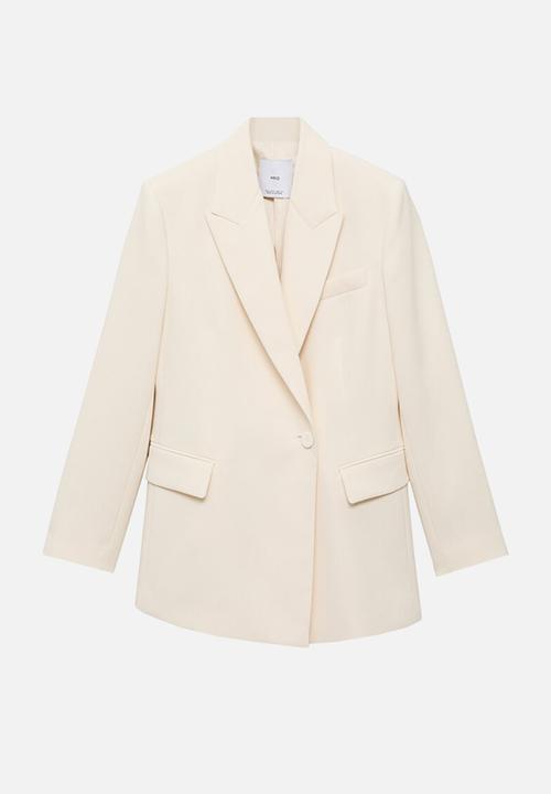 MANGO - Blazer iguana -  light pastel yellow