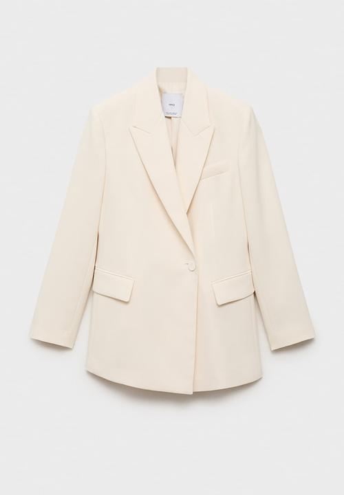 MANGO - Blazer iguana -  light pastel yellow