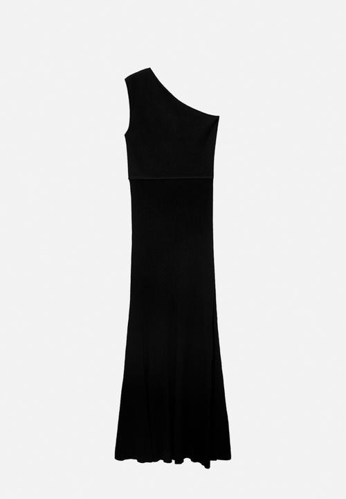 MANGO - Dress asim -  black