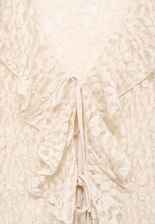 MANGO - Blusa castell - light beige