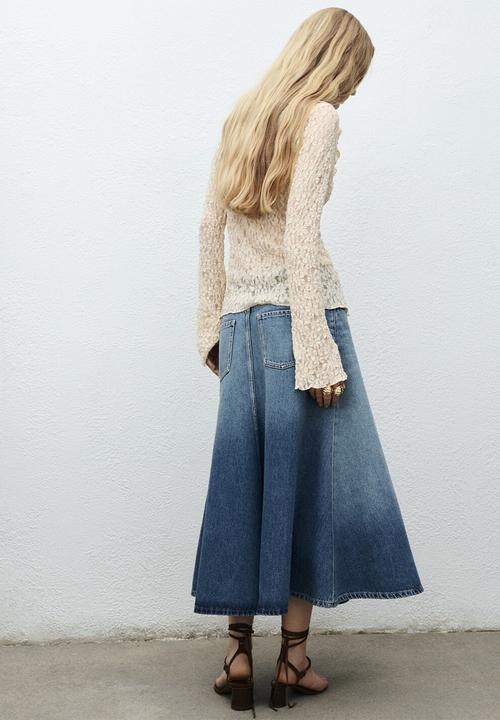 MANGO - Blusa castell - light beige