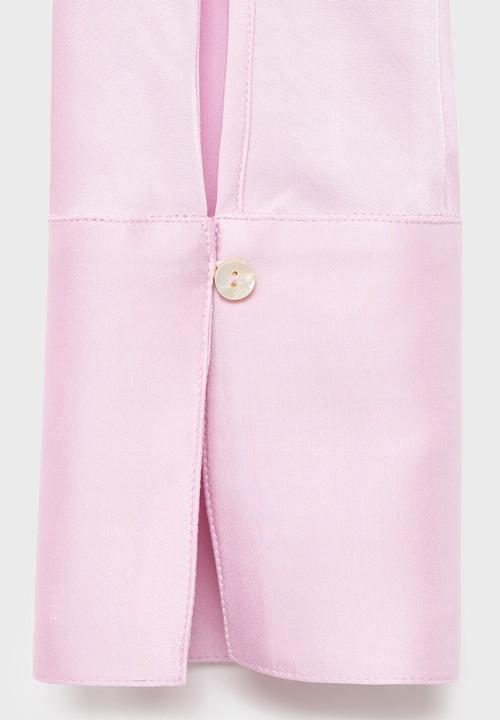 MANGO - Blouse galban -  light pastel pink