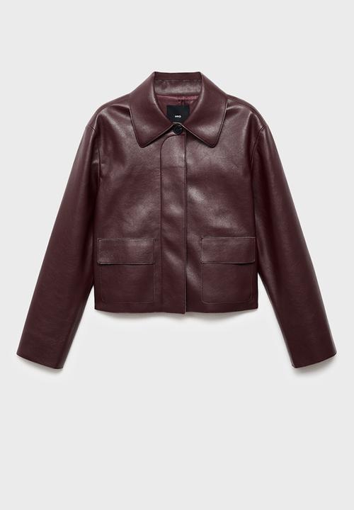 MANGO - Falda candy - dark red