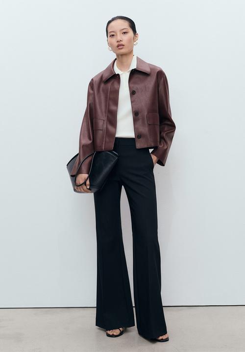MANGO - Falda candy - dark red