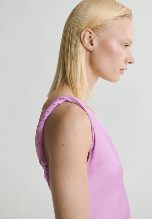 MANGO - Dress amapola -  purple