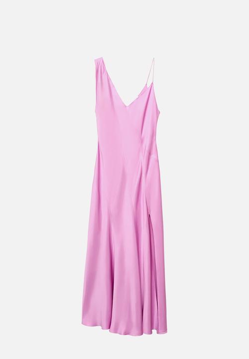 MANGO - Dress amapola -  purple