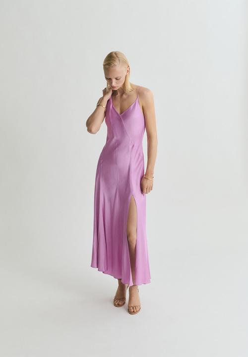 MANGO - Dress amapola -  purple