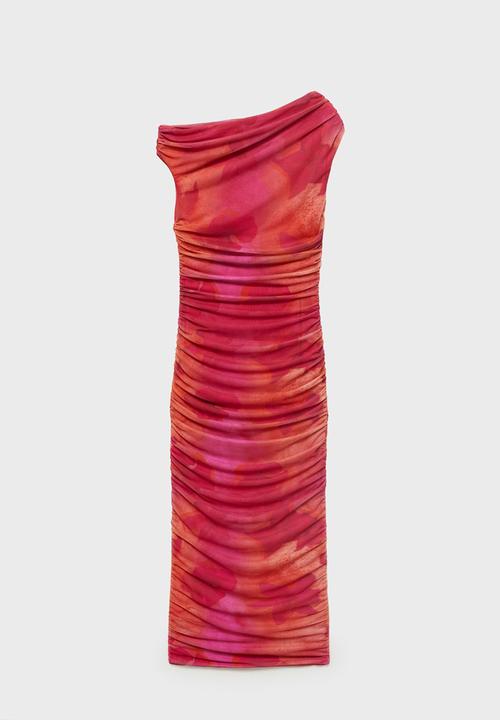 MANGO - Dress mira -  bright pink
