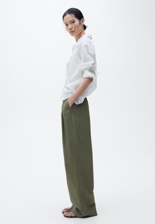 MANGO - Pantalon cubi - beige/ khaki