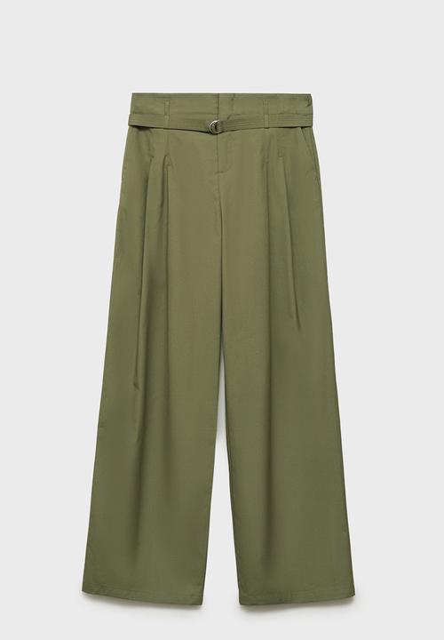 MANGO - Pantalon cubi - beige/ khaki