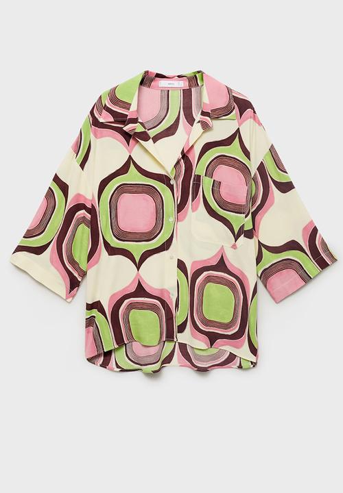 MANGO - Blouse emilia -   light beige