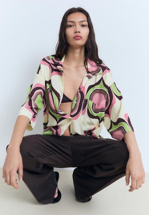 MANGO - Blouse emilia -   light beige