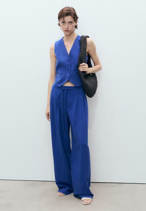 MANGO - Pantalon bonnie - medium blue
