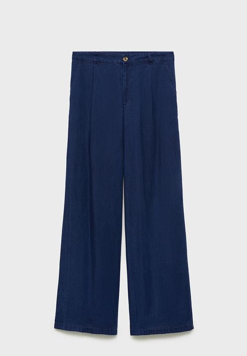 MANGO - Pantalon creta - denim blue