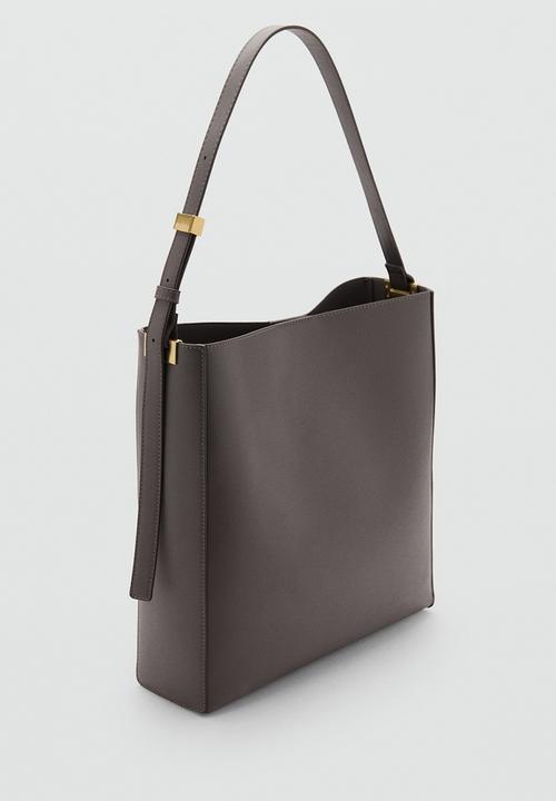 MANGO - Protea shoulder bag - grey