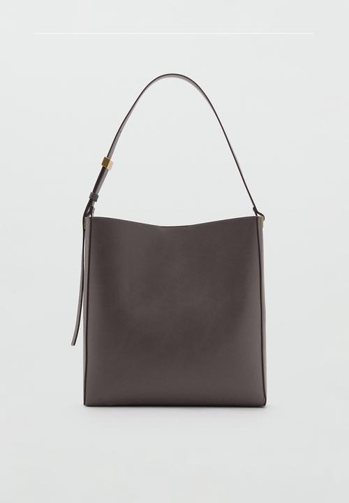 MANGO - Protea shoulder bag - grey