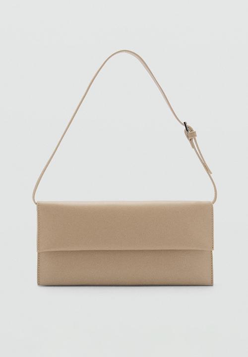 MANGO - Bolso M Acordeon Shoulder Bag - Ligth-Brown