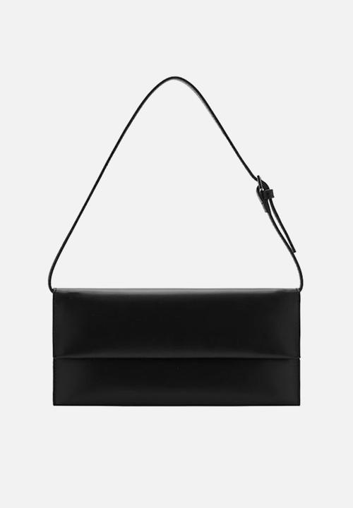 MANGO - Bolso M Acordeon Shoulder Bag - Black
