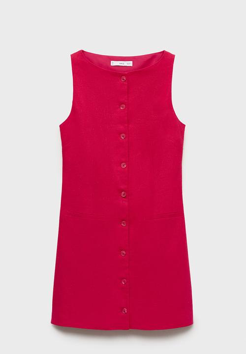 MANGO - Dress tiko -  medium red