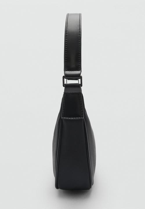 MANGO - Bolso M Poma Shoulder Bag- Black