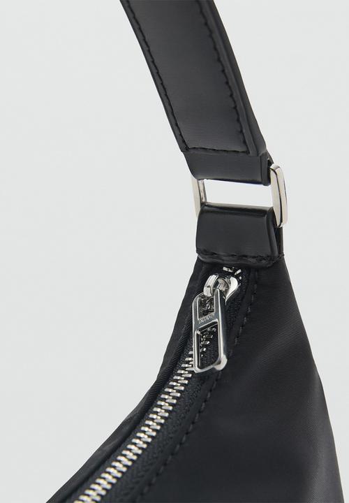 MANGO - Bolso M Poma Shoulder Bag- Black