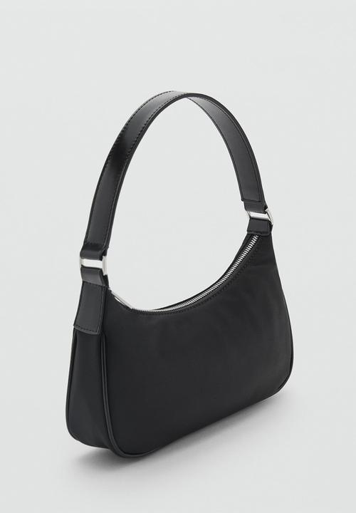 MANGO - Bolso M Poma Shoulder Bag- Black