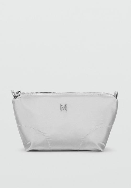 MANGO - Neceser G Melon Cosmetic Bag - Silver