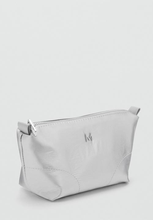 MANGO - Neceser G Melon Cosmetic Bag - Silver