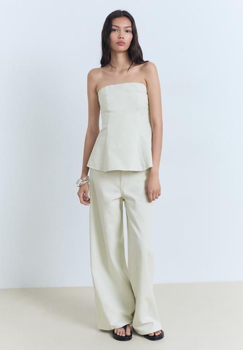 MANGO - Jeans mila - light/ pastel green