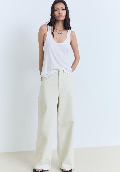 MANGO - Jeans mila - light/ pastel green