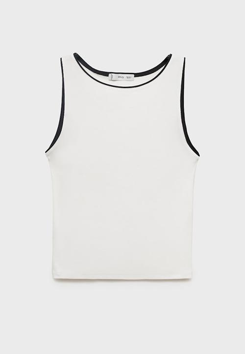 MANGO - Top conti - white