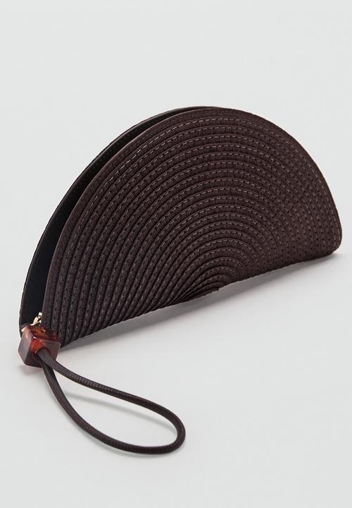 MANGO - Neceser G Fan Cosmetic Bag - Dark Brown