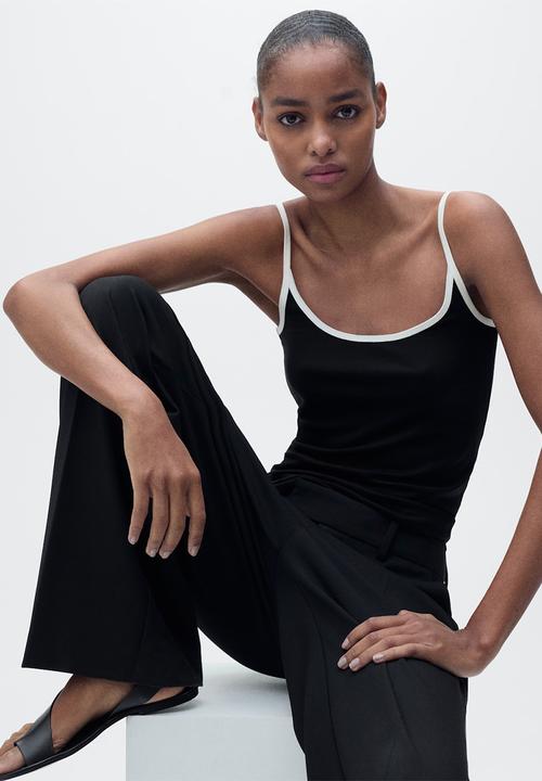 MANGO - Top Aurora - Black