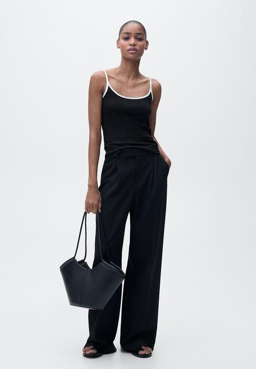 MANGO - Top Aurora - Black