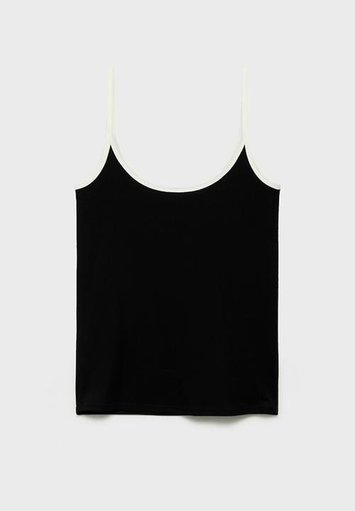 MANGO - Top Aurora - Black