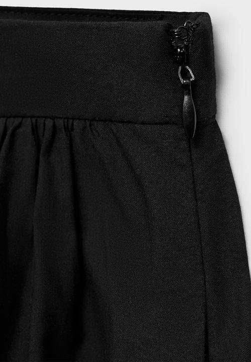 MANGO - Falda claus - black