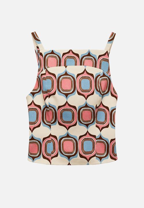 MANGO - Top jane - light pastel pink