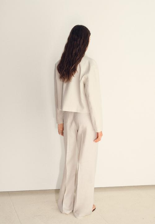 MANGO - Jacket leo  -  light beige