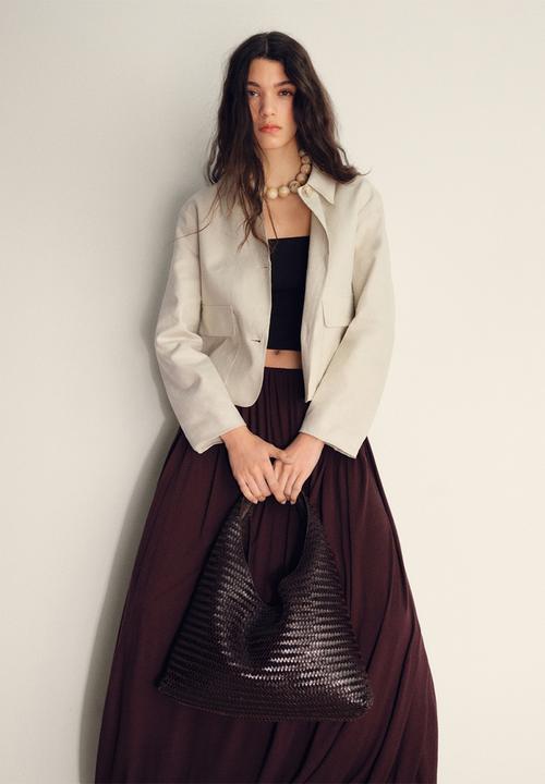 MANGO - Jacket leo  -  light beige
