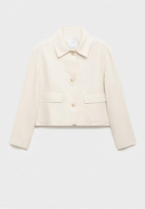MANGO - Jacket leo  -  light beige