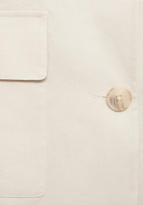 MANGO - Jacket leo  -  light beige
