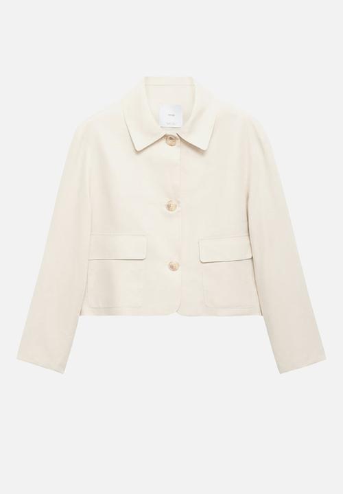 MANGO - Jacket leo  -  light beige