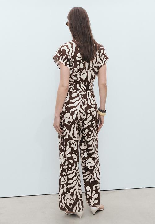MANGO - Jumpsuit merc i -  brown